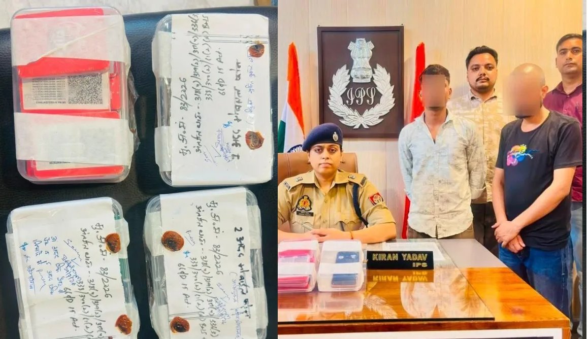 70 लाख रुपये की ठगी करने वाले गिरोह के दो शातिर अपराधी गिरफ्तार