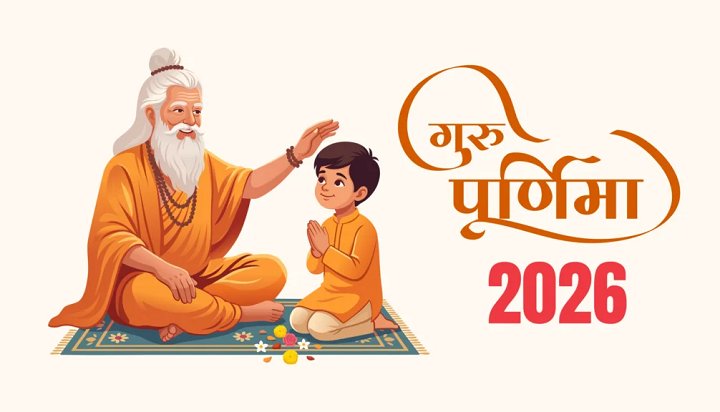 गुरु पूर्णिमा 2026: 56 साल बाद दुर्लभ संयोग, 6 राशियों के लिए रहेगा बेहद लकी