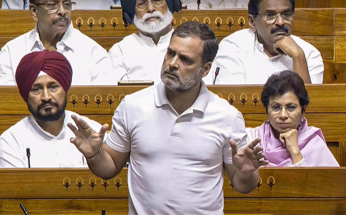 राहुल गांधी का अमित शाह पर बड़ा आरोप; बोले- 'गृह मंत्री की मंजूरी से छात्रों पर दागी गईं पैलेट गन', लोकसभा में हंगामा