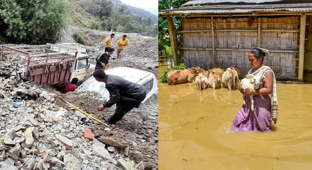 पहाड़ से पूर्वोत्तर तक मानसून ने मचाई भारी तबाही, अब तक 120 की मौत; हजारों लोग बेघर