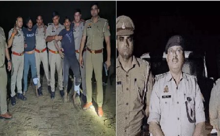 Meerut News Update: पुलिस एनकाउंटर में दो गौकश गिरफ्तार, पैर में गोली लगने से घायल; दोनों पर दर्ज हैं 32 मुकदमे