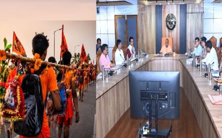 Kanwar Yatra 2026: उत्तर प्रदेश में पुलिस पेट्रोलिंग और ड्रोन से होगी निगरानी, मार्ग पर मांस शराब की दुकानें बंद रहेंगी