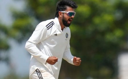 Sports News : श्रीलंका के ख़िलाफ़ टेस्ट सीरीज़ के लिए सारांश जैन को मिला मौक़ा
