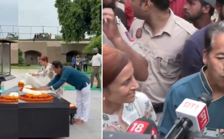 अस्पताल से राजघाट पहुंचे सोनम वांगचुक, कहा- बापू का रास्ता आज भी प्रासंगिक