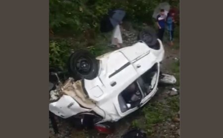 Himachal Pradesh Car Accident: हिमाचल प्रदेश के चंबा में गहरी खाई में कार गिरने से 5 लोगों की मौत 