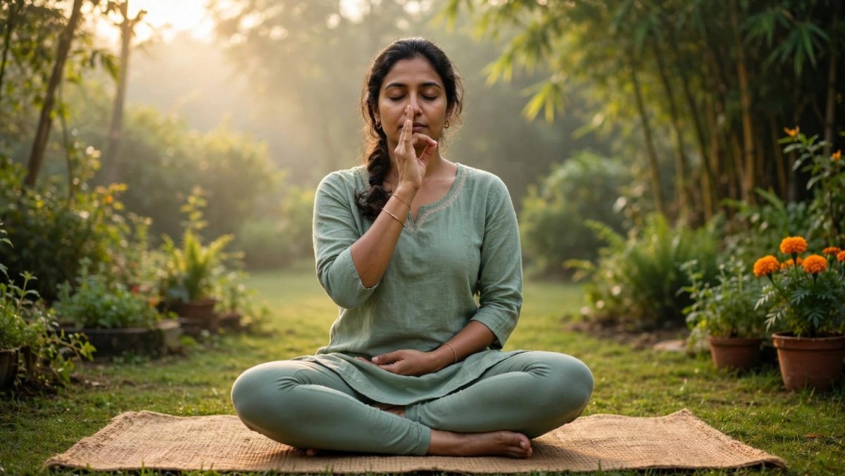 अनुलोम-विलोम प्राणायाम कर खांसी से पाएं राहत, तनाव व चिंता कम करने में भी मददगार