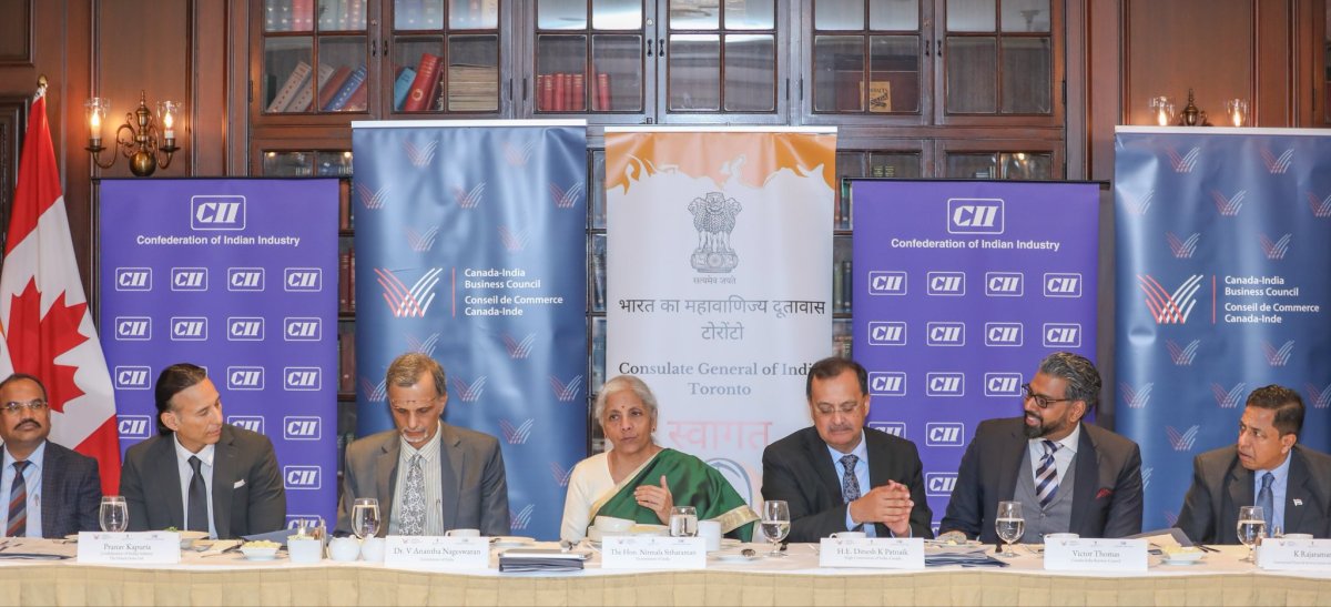 वित्त मंत्री निर्मला सीतारमण ने कनाडा के दिग्गज निवेशकों संग की उच्चस्तरीय बैठक; भारत की स्थिर नीतियों और निवेश अवसरों पर हुई विस्तृत चर्चा