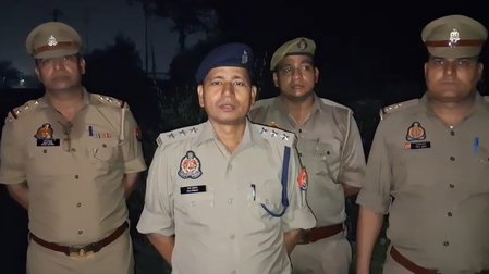 मेरठ: पुलिस मुठभेड़ में 5 हजार का इनामी बदमाश गिरफ्तार, पैर में लगी गोली