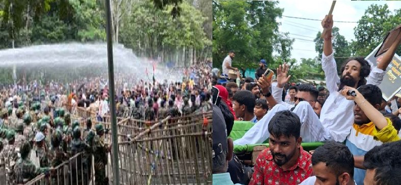 Jharkhand student Protest Update News : टूटते रहे बैरिकेड, अनशनकारी देवेंद्र को कंधों पर लेकर विधानसभा के करीब पहुंचे छात्र, आंदोलन में पहुंचे विधायक जयराम