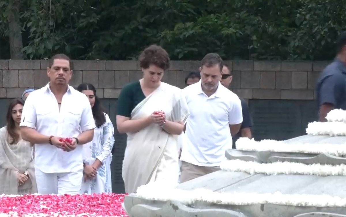 Rajiv Gandhi Birth Anniversary: राजीव गांधी की जयंती पर कांग्रेस नेताओं ने दी श्रद्धांजलि
