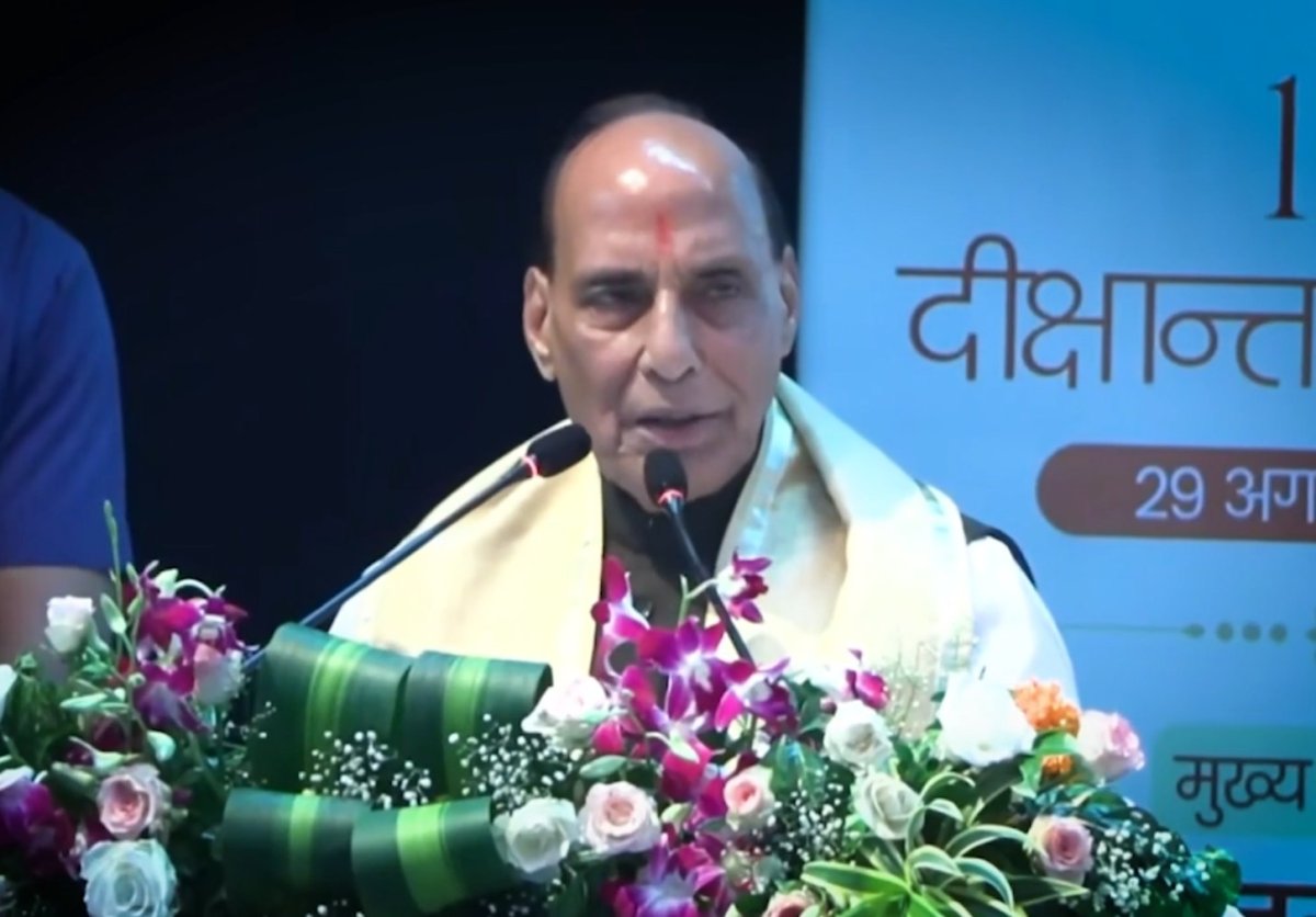 मेक इन इंडिया की ताकत के पीछे बिलीव इन इंडिया का आत्मविश्वास, युवाओं के दम पर भारत बनेगा सुपरपावर : राजनाथ सिंह