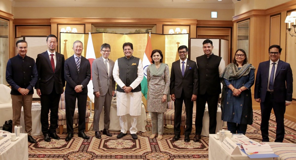 India Japan Partnership: पीयूष गोयल ने चिप और स्टील मैन्युफैक्चरिंग में भारत-जापान की साझेदारी बढ़ाने के लिए जापानी निवेशकों से की बातचीत; सप्लाई चेन को मजबूत करने पर जोर