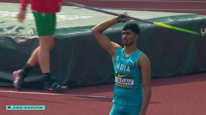 World U20 Athletics Championship 2026: भारत के नाम पहला मेडल; आशीष यादव ने जैवलिन थ्रो में जीता सिल्वर मेडल, नीरज चोपड़ा के क्लब में हुए शामिल