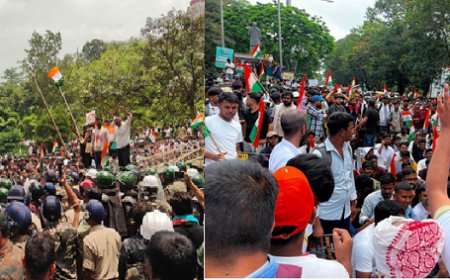 Ranchi Protest News Update: सात घंटे से सड़क पर डटे हैं हजारों छात्र, वाटर कैनन, लाठीचार्ज और आंसू गैस के बाद भी नहीं टूटा हौसला