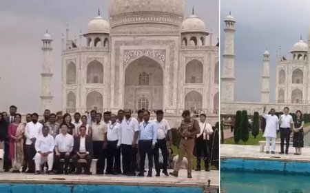 आगरा पहुंचा जापान का 240 सदस्यीय डेलिगेशन