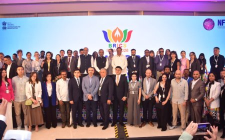 मुंबई: शुरू हुआ ब्रिक्स वेव्स बाजार 2026, रचनात्मक क्षेत्र में सहयोग और निवेश बढ़ाने पर जोर