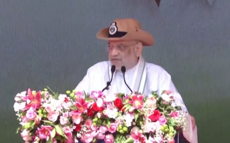 Amit Shah Puducherry Visit: केंद्रीय गृह मंत्री अमित शाह ने पुडुचेरी पुलिस को प्रदान किया 'प्रेसिडेंट्स कलर' सम्मान; कहा- "पुलिस इतिहास में दर्ज हुआ स्वर्णिम अध्याय"