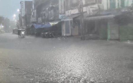 Prayagraj Rain Waterlogging: प्रयागराज में मूसलाधार बारिश से कई इलाकों में भारी जलभराव; जॉर्ज टाउन थाने तक पहुंचा नाले का पानी, जनजीवन अस्त-व्यस्त