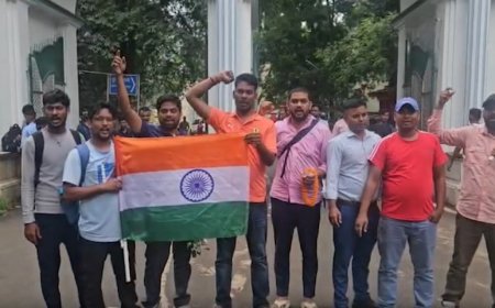 झारखंड भर्ती परीक्षा पेपर लीक को लेकर छात्रों का विधानसभा मार्च, सीबीआई जांच और सुधार की मांग पर अड़े