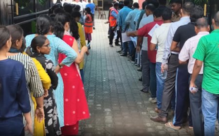 कड़ी सुरक्षा व्यवस्था और सीसीटीवी कैमरों की निगरानी में जीआईसी प्रवक्ता मुख्य परीक्षा आयोजित; बायोमेट्रिक जांच के बाद मिला प्रवेश