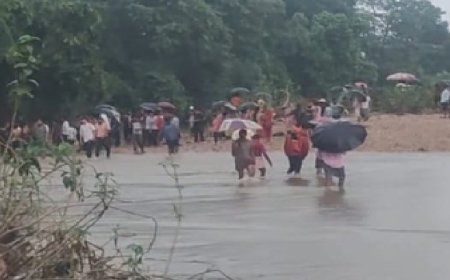 छत्तीसगढ़: स्कूल से छुट्टी के बाद घर लौट रहे तीन मासूम घोंघा नदी में बहे, शव बरामद किए गए 