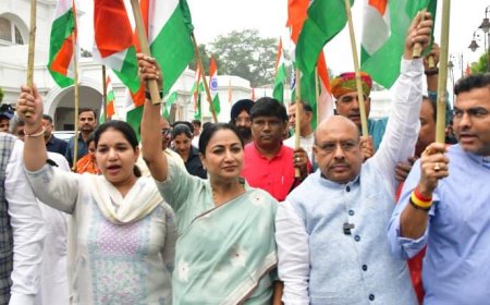 दिल्ली विधानसभा में निकली 'तिरंगा यात्रा', सीएम रेखा गुप्ता और स्पीकर विजेंद्र ने किया नेतृत्व 