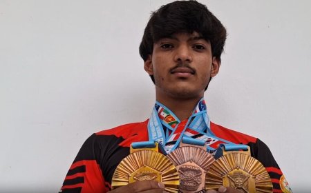 वर्ल्ड अर्निस चैंपियनशिप में नाहिद अली ने जीते दो गोल्ड और एक ब्रॉन्ज मेडल, माता-पिता और कोच को दिया सफलता का श्रेय