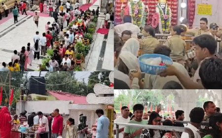 श्रावण माह का आखिरी सोमवार: हर हर महादेव और बम-बम भोले के जयकारों से गूंज उठा मंदिर परिसर