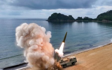 North Korea Missile Launch: दक्षिण कोरियाई सेना का बड़ा दावा; उत्तर कोरिया ने पूर्वी समुद्र की ओर दागी 300 किलोमीटर रेंज वाली बैलिस्टिक मिसाइल, क्षेत्र में तनाव