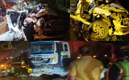 Greater Noida Accident News: यमुना एक्सप्रेसवे पर ट्रक की चपेट में आई कार, चार लोगों की मौत