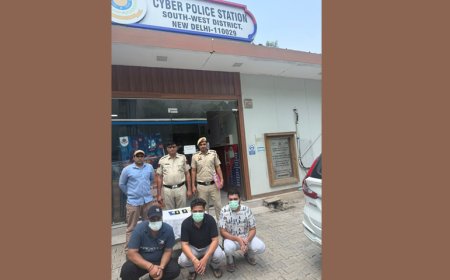 Digital Arrest Cyber Fraud: 'डिजिटल अरेस्ट' के नाम पर रिटायर्ड कर्नल और उनकी पत्नी से ₹15.50 लाख की ठगी; दिल्ली पुलिस ने अंतरराज्यीय गिरोह के 4 आरोपियों को दबोचा, कंबोडिया-UAE से जुड़े तार