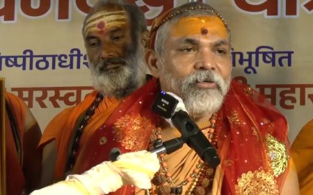 हिंदू धर्मशास्त्रों को लेकर असत्य प्रचार और भ्रम छोड़ें राहुल गांधीः शंकराचार्य अविमुक्तेश्वरानंद