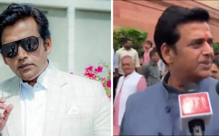 Ravi Kishan Maun Vrat Video: 'पंडित जी ने मौन वत्र रखने को बोला है'; संसद के बाहर रवि किशन के 'मौन व्रत' वाले जमकर बने मीम्स
