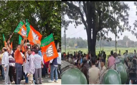 जेपीएससी-जेएसएससी आंदोलन : छात्रों ने पहला बैरिकेड तोड़ा, विधानसभा की ओर बढ़ा हुजूम, भाजपा नेता हिरासत में