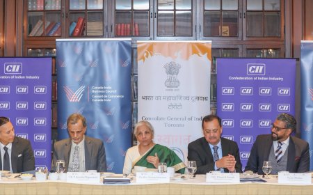 वित्त मंत्री निर्मला सीतारमण ने कनाडा के दिग्गज निवेशकों संग की उच्चस्तरीय बैठक; भारत की स्थिर नीतियों और निवेश अवसरों पर हुई विस्तृत चर्चा