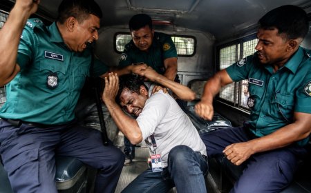 बांग्लादेश में पुलिस ने पत्रकार को पीटा, मानवाधिकार संगठनों ने कार्रवाई की उठाई मांग