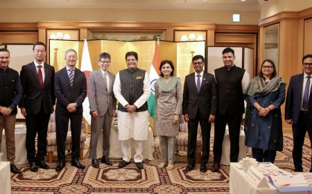 India Japan Partnership: पीयूष गोयल ने चिप और स्टील मैन्युफैक्चरिंग में भारत-जापान की साझेदारी बढ़ाने के लिए जापानी निवेशकों से की बातचीत; सप्लाई चेन को मजबूत करने पर जोर