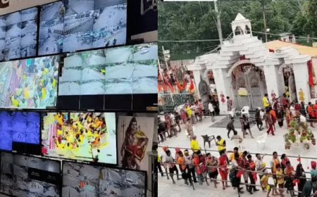 बारिश भी नहीं रोक पाई शिवभक्तों के कदम: मेरठ में शिवरात्रि पर औघड़नाथ मंदिर में उमड़ा आस्था का सैलाब , पुलिस-प्रशासन पूरी तरह अलर्ट