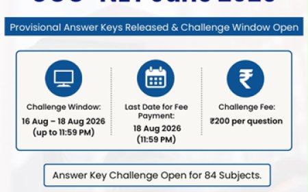UGC NET Answer Key Released: यूजीसी-नेट जून परीक्षा की प्रोविजनल ‘आंसर की’ जारी; 18 अगस्त तक आपत्ति दर्ज कराने का मौका, ऐसे करें डाउनलोड