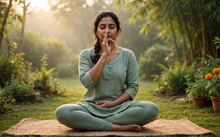 अनुलोम-विलोम प्राणायाम कर खांसी से पाएं राहत, तनाव व चिंता कम करने में भी मददगार