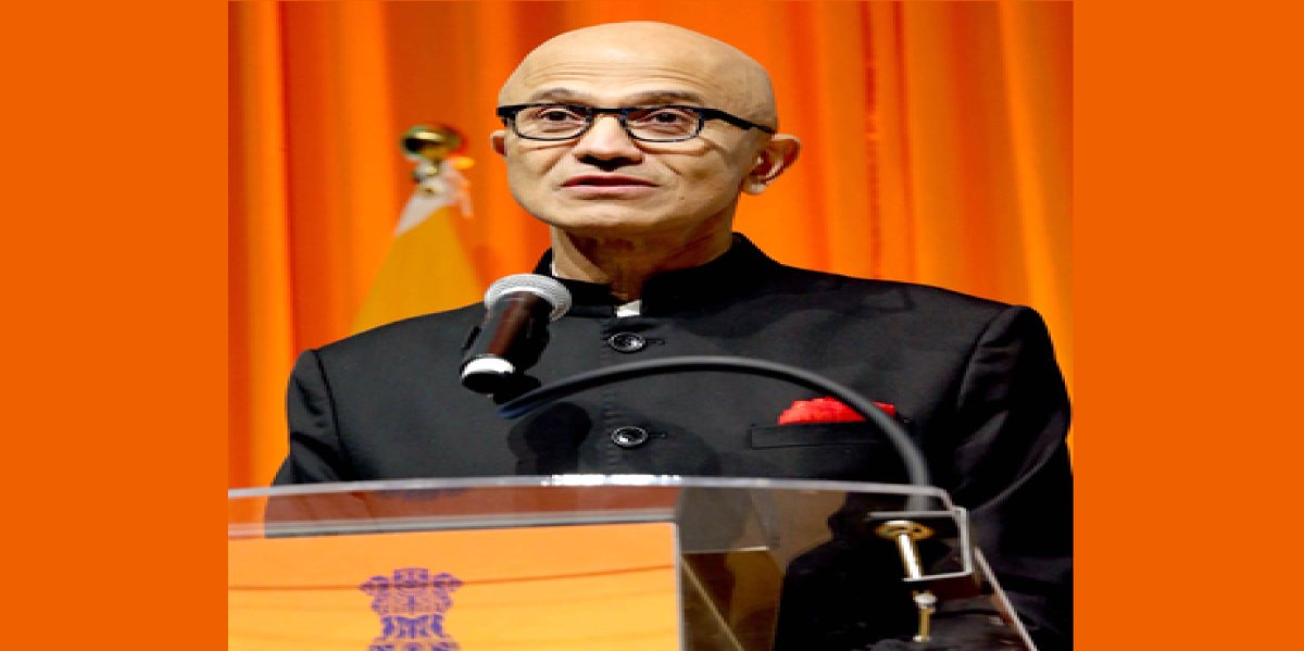 एआई तभी सार्थक है जब वह मानवता की मदद करे और इंसानों के नियंत्रण में रहे: सत्य नडेला