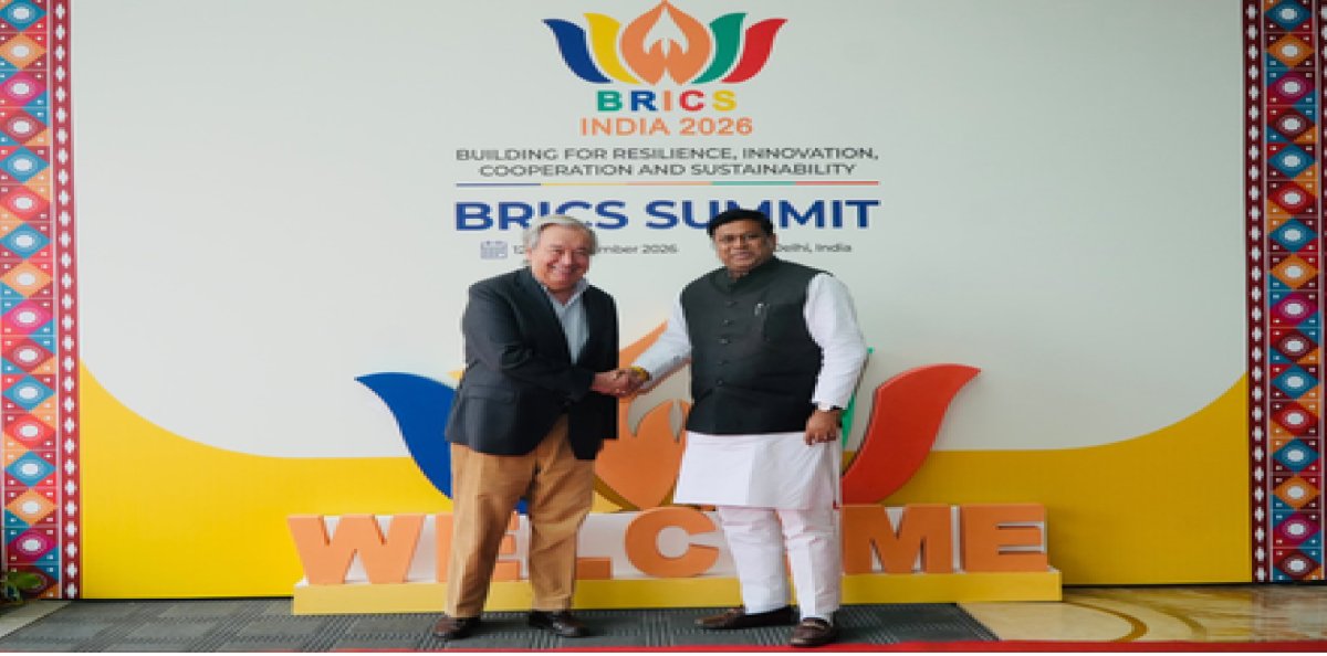 ब्रिक्स सम्मेलन के लिए दिल्ली पहुंचे यूएन महासचिव एंटोनियो गुटेरेस, एयरपोर्ट पर भव्य स्वागत