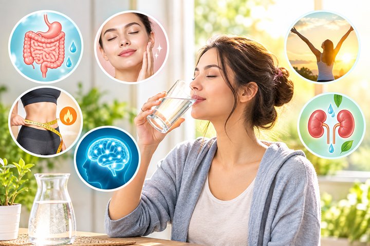 Morning Hydration: सुबह उठते ही पानी पीना कितना फायदेमंद? जानें सही मात्रा, फायदे और ज्यादा पानी पीने के नुकसान 