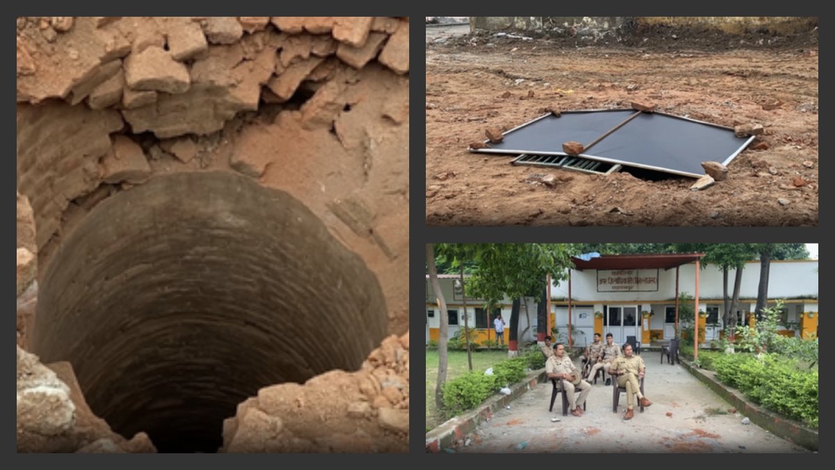 सहारनपुर कलेक्ट्रेट में तोड़ी गई मस्जिद के बीच निकला 20 फीट गहरा कुआं, एएसआई की टीम करेगी जांच 