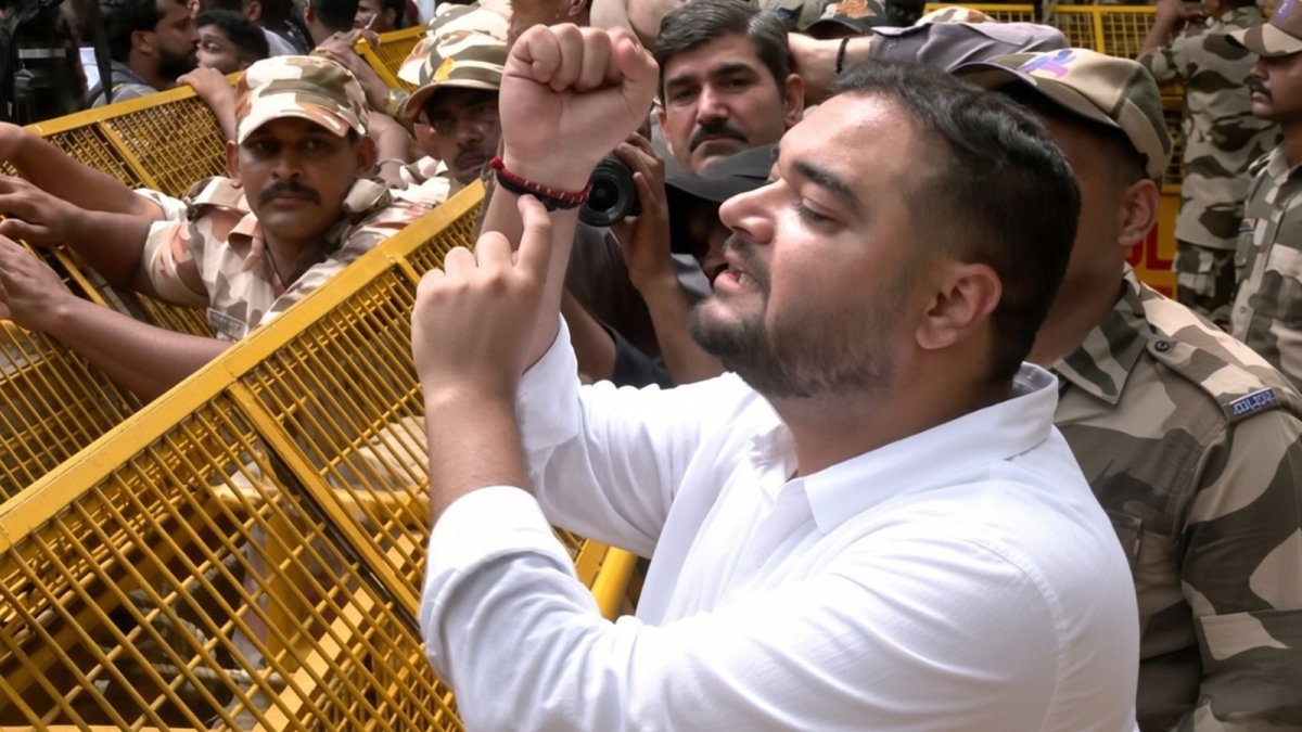 पार्लियामेंट स्ट्रीट थाने के बाहर सीजेपी का प्रदर्शन जारी, पप्पू यादव भी हुए शामिल