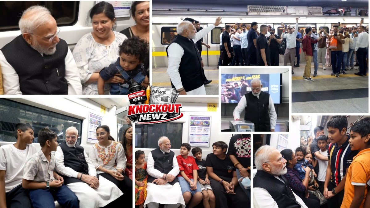 पीएम मोदी का मेट्रो मोमेंट्स : बच्चों से की बात, जन्माष्टमी से लेकर किताबों पर हुई चर्चा