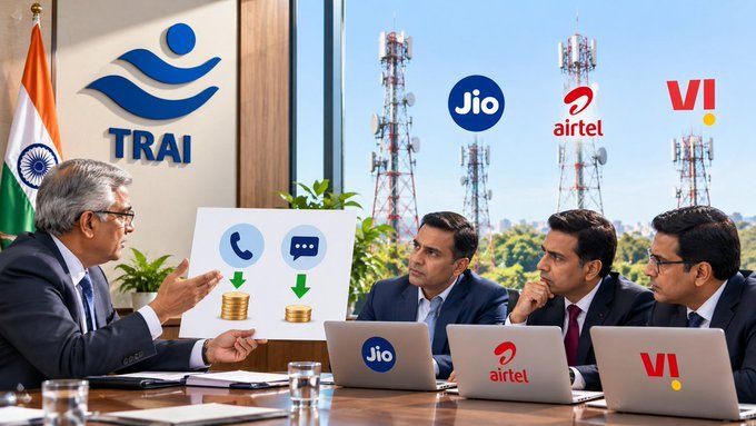 ट्राई का टेलीकॉम कंपनियों को सख्त निर्देश; केवल कॉलिंग और SMS वाले सस्ते प्लान करें लॉन्च 