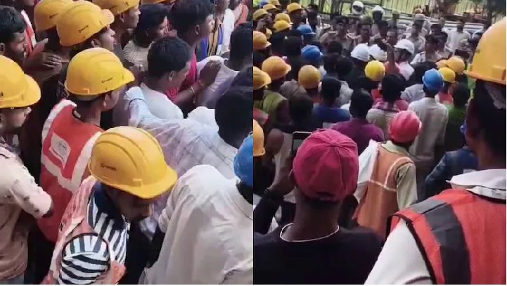 गुरुग्राम में दिल दहला देने वाला हादसा: 19वीं मंजिल से गिरे दो मजदूर, एक की मौत, गुस्से में भड़का बवाल