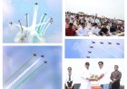 हॉक की उड़ान, दिलों में अरमान; आसमान में तिरंगा बना तो गूंजा जय हिंदुस्तान