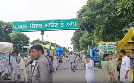 चंडीगढ़ में किसानों का 7 दिवसीय धरना शुरू, एमएसपी की मांग को लेकर लगाया जाम